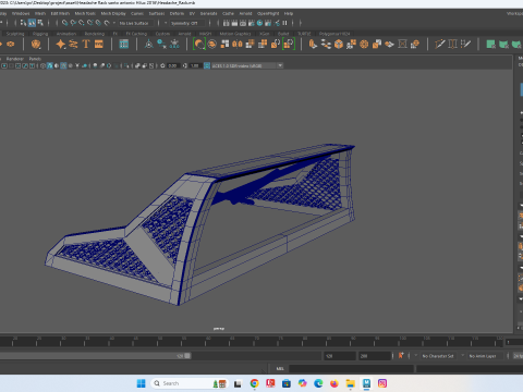 Toyota Hilux 2016 두통 랙 - 산토 안토니오 RC 스케일 모델 액세서리 3D 프린트 모델