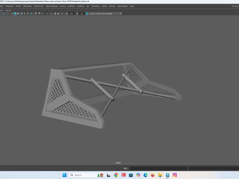 Toyota Hilux 2016 두통 랙 - 산토 안토니오 RC 스케일 모델 액세서리 3D 프린트 모델