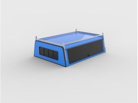 ARE Style Pickup Truck Canopy and Camper Shell 3D Print Model