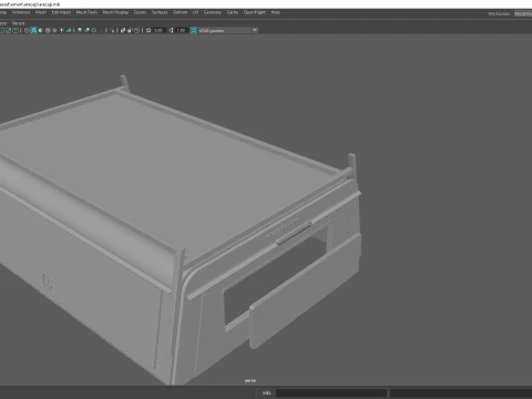 ARE Style Pickup Truck Canopy and Camper Shell 3D Print Model