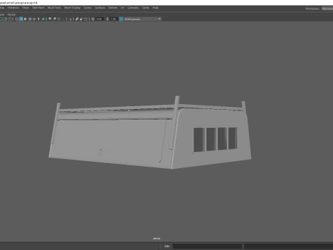 ARE Style Pickup Truck Canopy and Camper Shell 3D Print Model