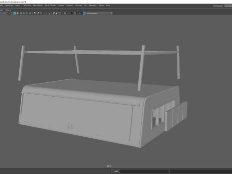 ARE Style Pickup Truck Canopy and Camper Shell 3D Print Model