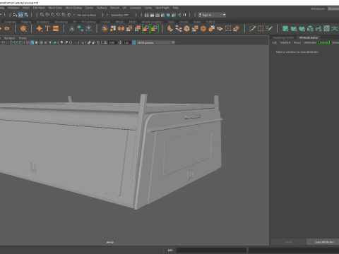 ARE Style Pickup Truck Canopy and Camper Shell 3D Print Model