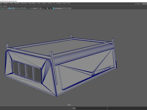 ARE Style Pickup Truck Canopy and Camper Shell 3D Print Model