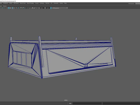 ARE Style Pickup Truck Canopy and Camper Shell 3D Print Model