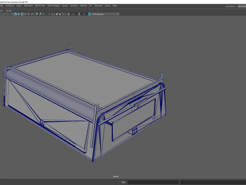 ARE Style Pickup Truck Canopy and Camper Shell 3D Print Model