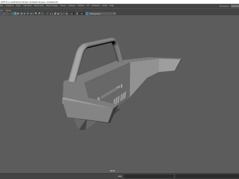 Передняя лебедка с дистанционным управлением для бездорожья, бампер &laquo;кошачий глаз&raquo; с дугой Bull и светодиодной подсветкой 3D Принт Модель