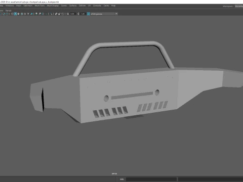 Передняя лебедка с дистанционным управлением для бездорожья, бампер &laquo;кошачий глаз&raquo; с дугой Bull и светодиодной подсветкой 3D Принт Модель