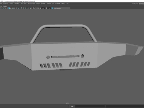 Передняя лебедка с дистанционным управлением для бездорожья, бампер &laquo;кошачий глаз&raquo; с дугой Bull и светодиодной подсветкой 3D Принт Модель