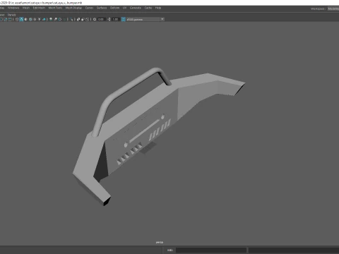 Передняя лебедка с дистанционным управлением для бездорожья, бампер &laquo;кошачий глаз&raquo; с дугой Bull и светодиодной подсветкой 3D Принт Модель