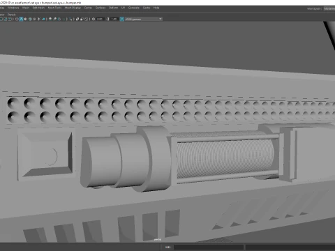 Передняя лебедка с дистанционным управлением для бездорожья, бампер &laquo;кошачий глаз&raquo; с дугой Bull и светодиодной подсветкой 3D Принт Модель