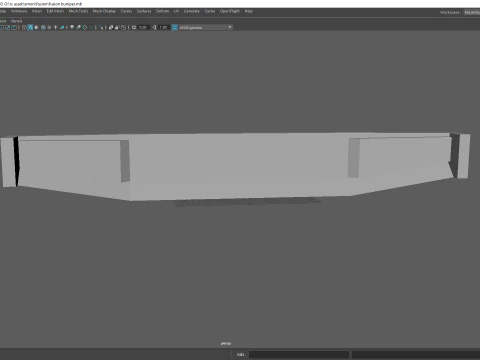 Fusion Style Off Road RC Winch Bumper with LED Light Bar 3D Print Model