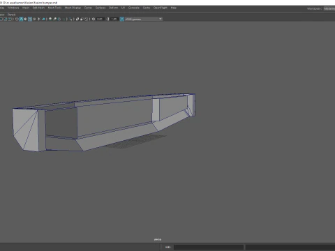 Fusion Style Off Road RC Winch Bumper with LED Light Bar 3D Print Model