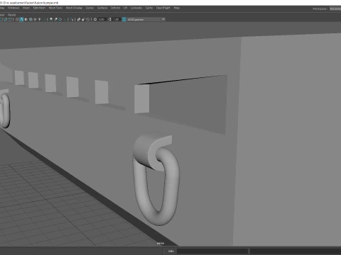 Fusion Style Off Road RC Winch Bumper with LED Light Bar 3D Print Model