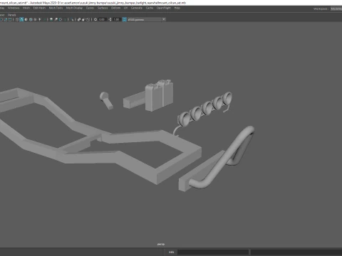 Classic 1990 Samurai-Style SUV Parts Pack 3D Print Model