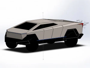 cami&oacute;n cibern&eacute;tico Modelo 3D