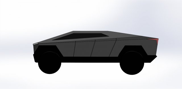 cybertruck Modelo 3D .c4d .max .obj .3ds .fbx .stl .blend 