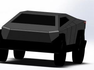 cami&oacute;n cibern&eacute;tico Modelo 3D