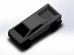 cami&oacute;n cibern&eacute;tico Modelo 3D