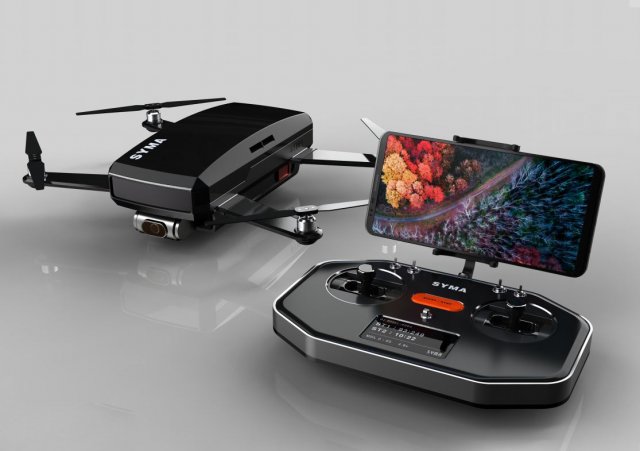 drone set 3D Модель .c4d .max .obj .3ds .fbx .stl .blend 
