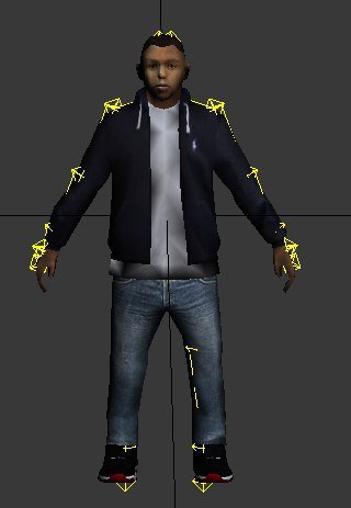 samp man 3Dモデル .c4d .max .obj .3ds .fbx .stl .blend 