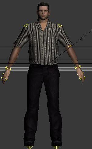 samp man 3 3D Model .c4d .max .obj .3ds .fbx .stl .blend 