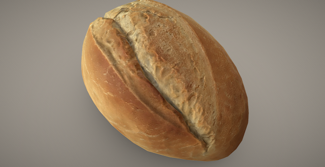 Bread hd 3D मॉडल .c4d .max .obj .3ds .fbx .stl .blend 