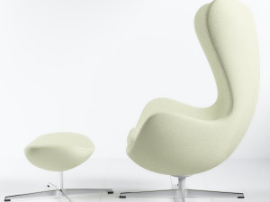 lounge chair egg 3D 모델