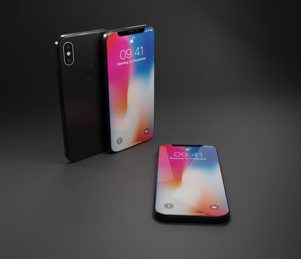 iphone x 3D Model .c4d .max .obj .3ds .fbx .stl .blend 