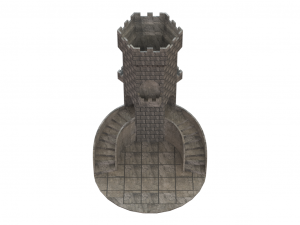 flowerpot tower 3D मॉडल