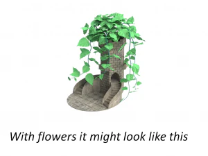 flowerpot tower 3D Model