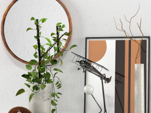 decorative set mj01 Modèle 3D