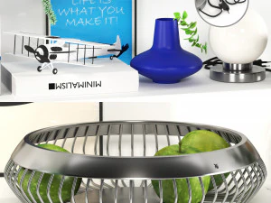 conjunto decorativo mj02 Modelo 3D