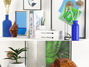 conjunto decorativo mj02 Modelo 3D