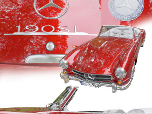 mercedes benz 190 sl 3D Модель