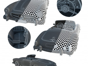mercedes benz 190 sl 3D Модель