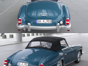 mercedesbenz190sl 3D Модель