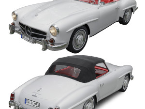 mercedesbenz190sl 3D Модель