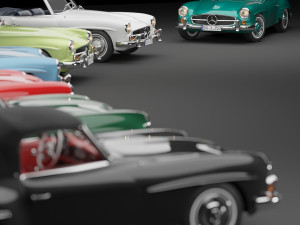 mercedesbenz190sl 3D Модель