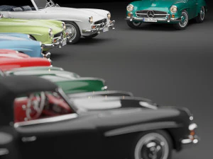 mercedesbenz190sl 3D Model
