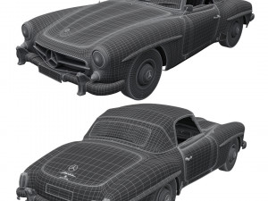 mercedesbenz190sl 3D Модель