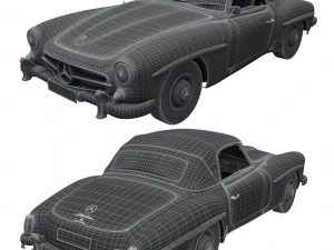 mercedesbenz190sl 3D Model