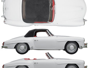 mercedesbenz190sl 3D Модель