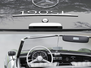 mercedesbenz190sl 3D Модель