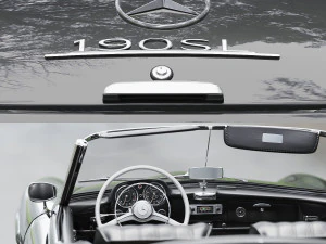 mercedesbenz190sl 3D Model