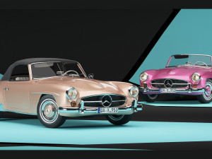 mercedesbenz190sl 3D Модель