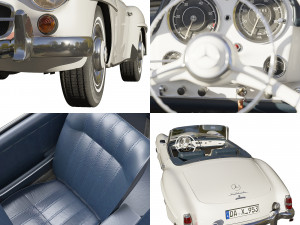mercedesbenz190sl 3D Модель