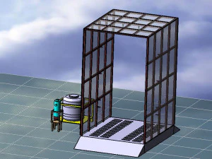 sanitizer ms structure 3D Model
