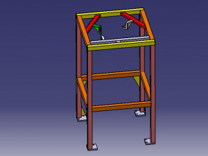 robot frame structure 3D Model
