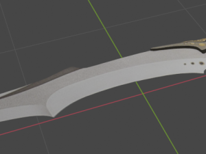 golden handle digger Modelo 3D